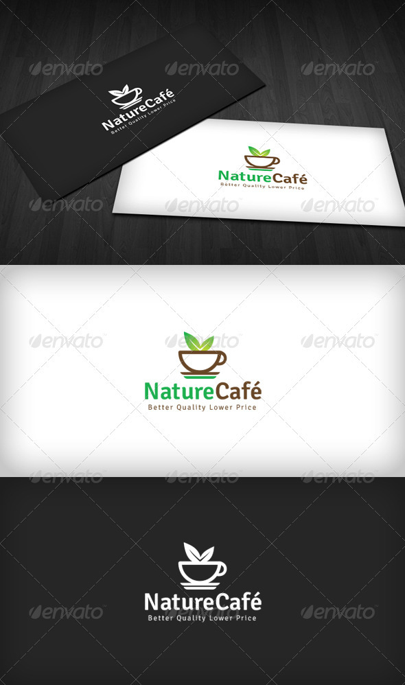 Nature Café Logo - Food Logo Templates