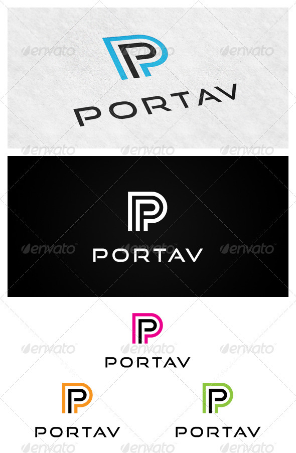Portav - Letters Logo Templates