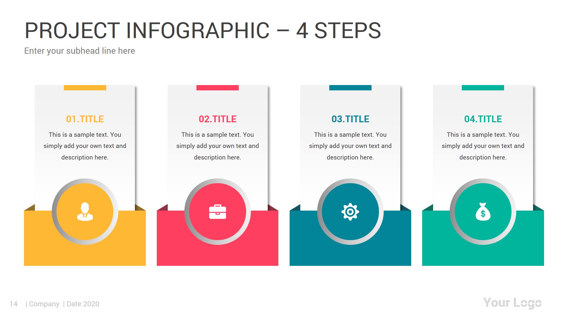 Project PowerPoint Infographics Template Pack, Presentation Templates