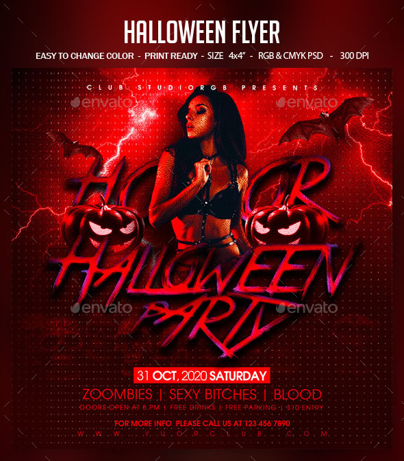 Halloween Flyer By Studiorgb Graphicriver