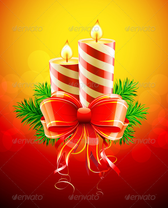 Christmas candles - Christmas Seasons/Holidays