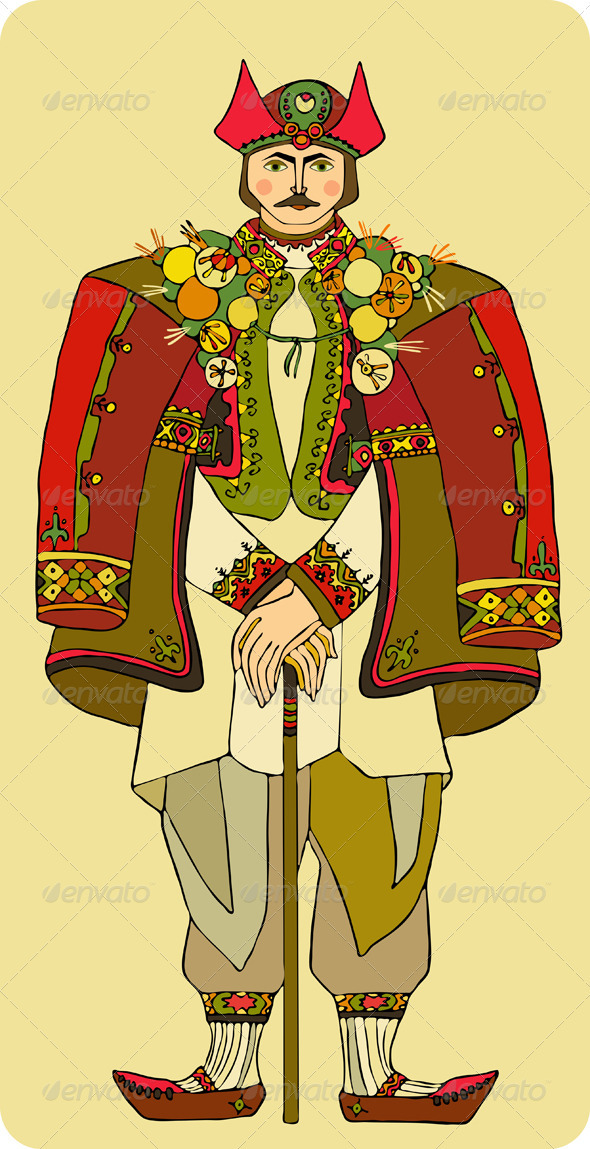 Man National Costume - People Characters