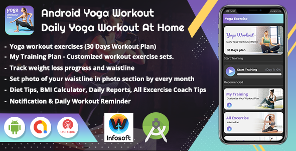 Android Yoga Workout - Daily Yoga Excercise At Home
