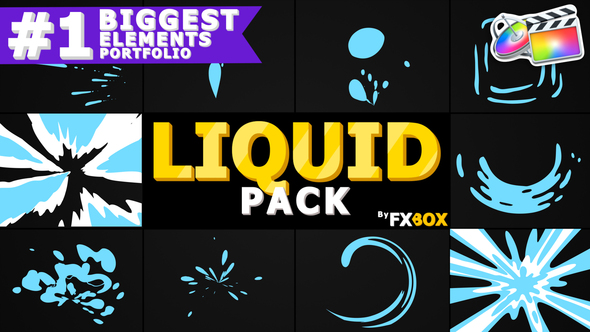 Abstract Liquid Shapes | FCPX