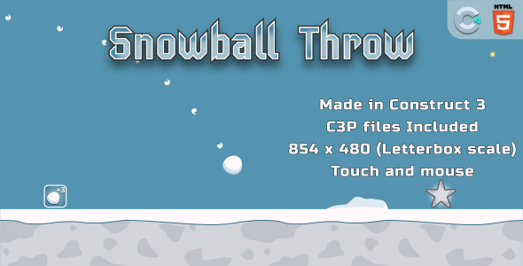 throwSnowball - HTML5 Casual Game