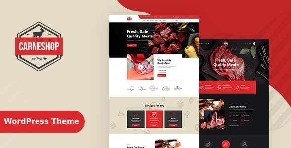 CarneShop – Butcher & Meat Shop WordPress Theme