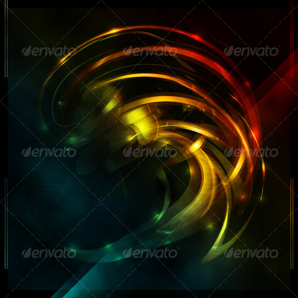Beautiful Abstract Fantasy Background With Star - Abstract Backgrounds