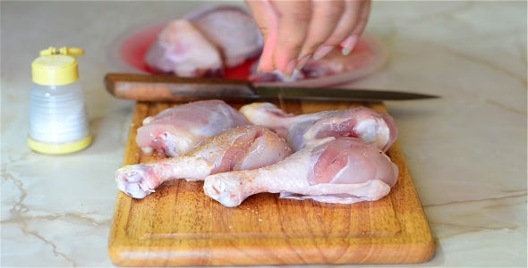 Preparing Chicken Meat 1