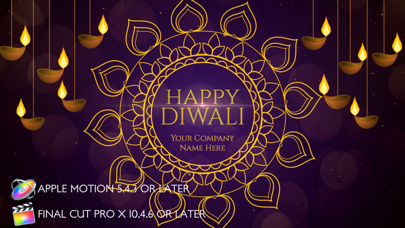 Diwali Wishes - Apple Motion