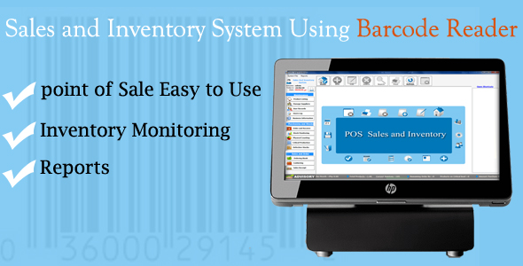 POS - Point Of Sales and Inventory System Using Barcode Reader