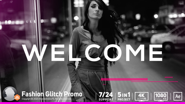 Fashion Glitch Promo - VideoHive 13746573