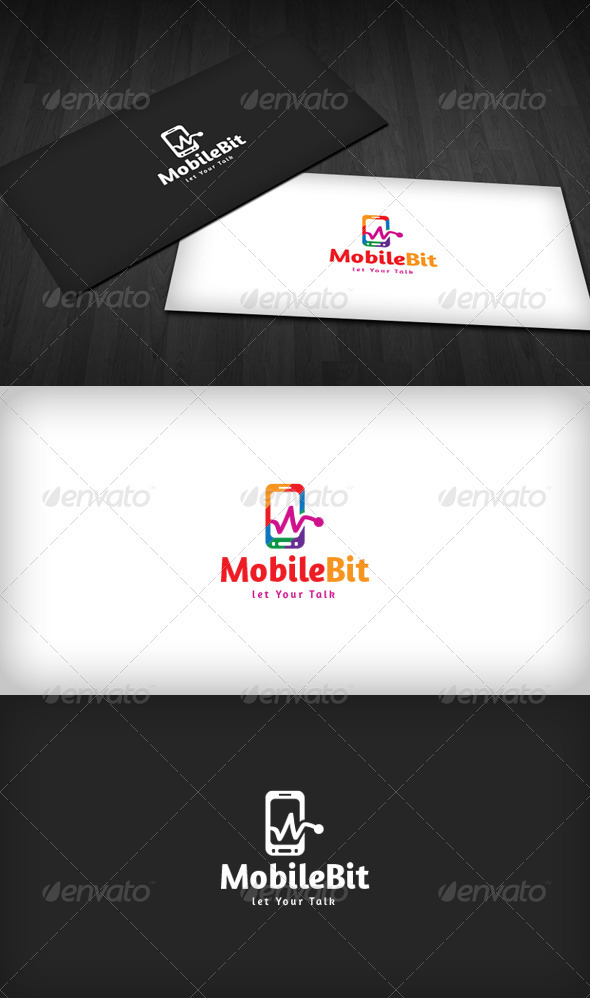 Mobile Bit Logo - Objects Logo Templates