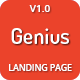 Genius - Premium HTML Landing Page Template