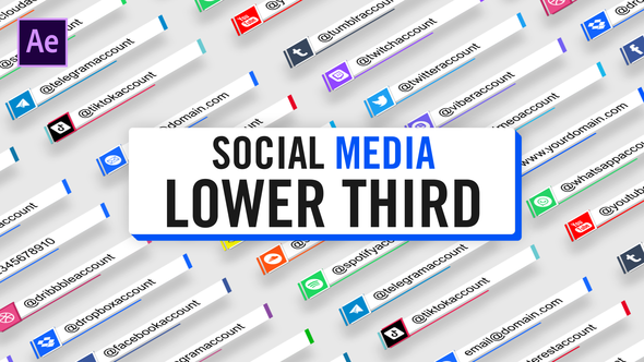 Social Media Lower - VideoHive 28401112