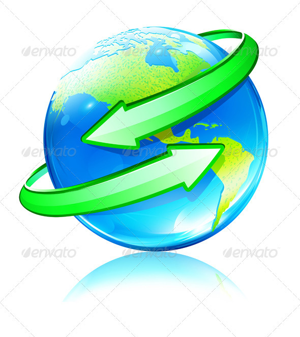 Earth Map Globe - Conceptual Vectors