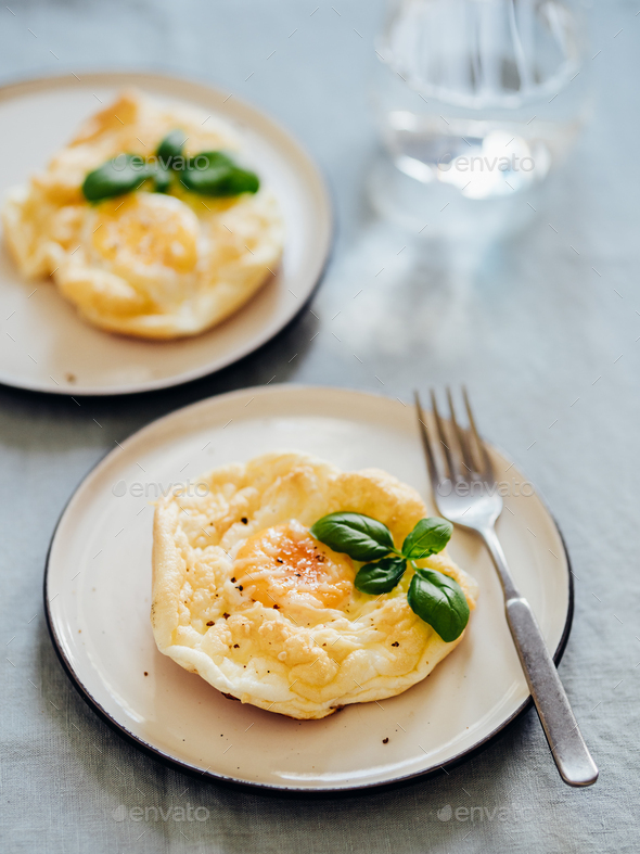 Fluffy Cloud Eggs - Stock Photo - Images