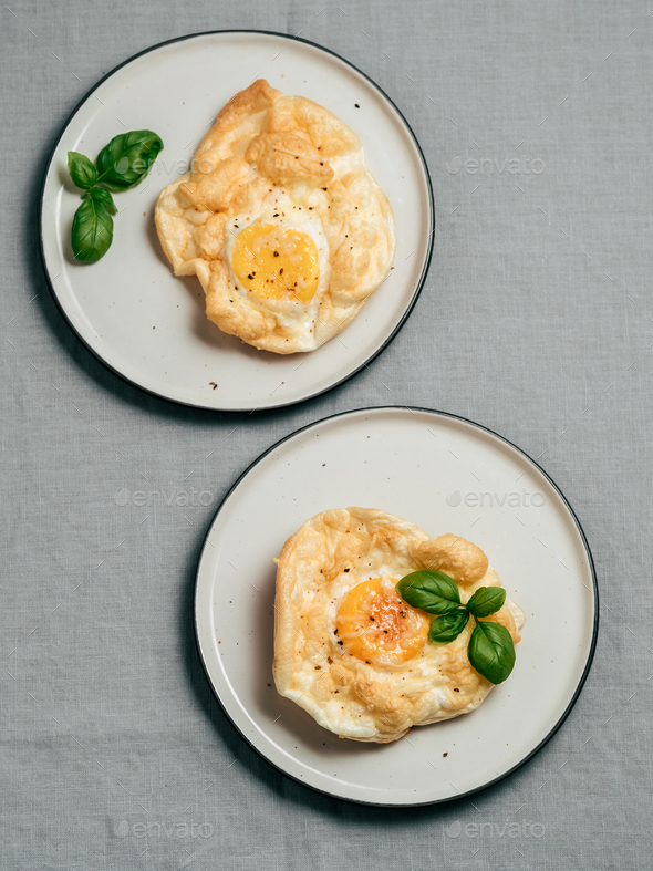 Fluffy Cloud Eggs - Stock Photo - Images