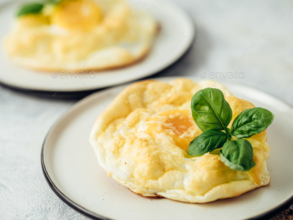 Fluffy Cloud Eggs - Stock Photo - Images
