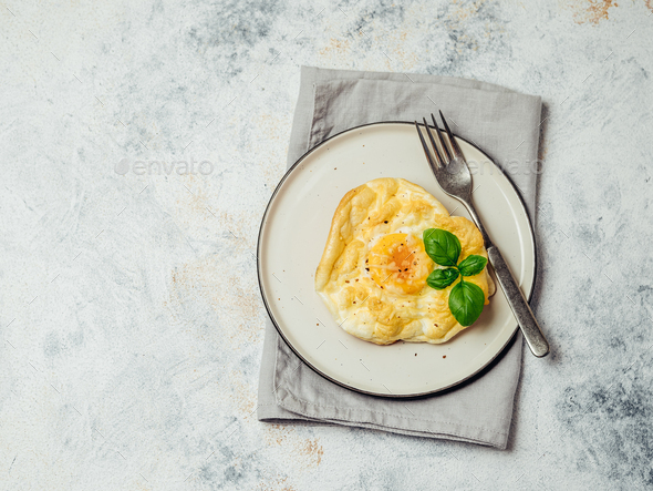 Fluffy Cloud Eggs - Stock Photo - Images