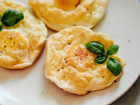 Fluffy Cloud Eggs - Stock Photo - Images