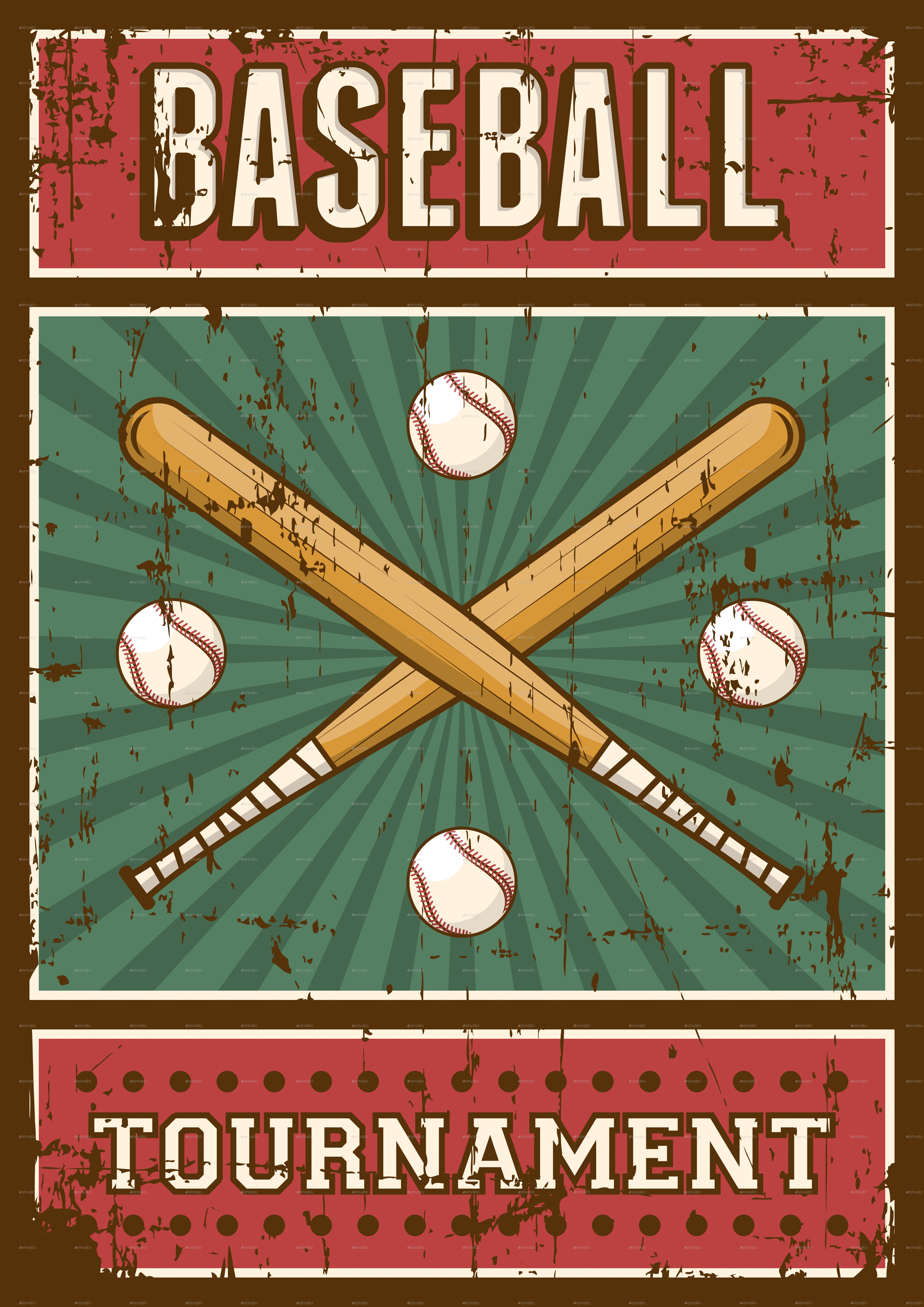 Baseball Vintage Signage Poster Graphic by utixgrapix · Creative Fabrica