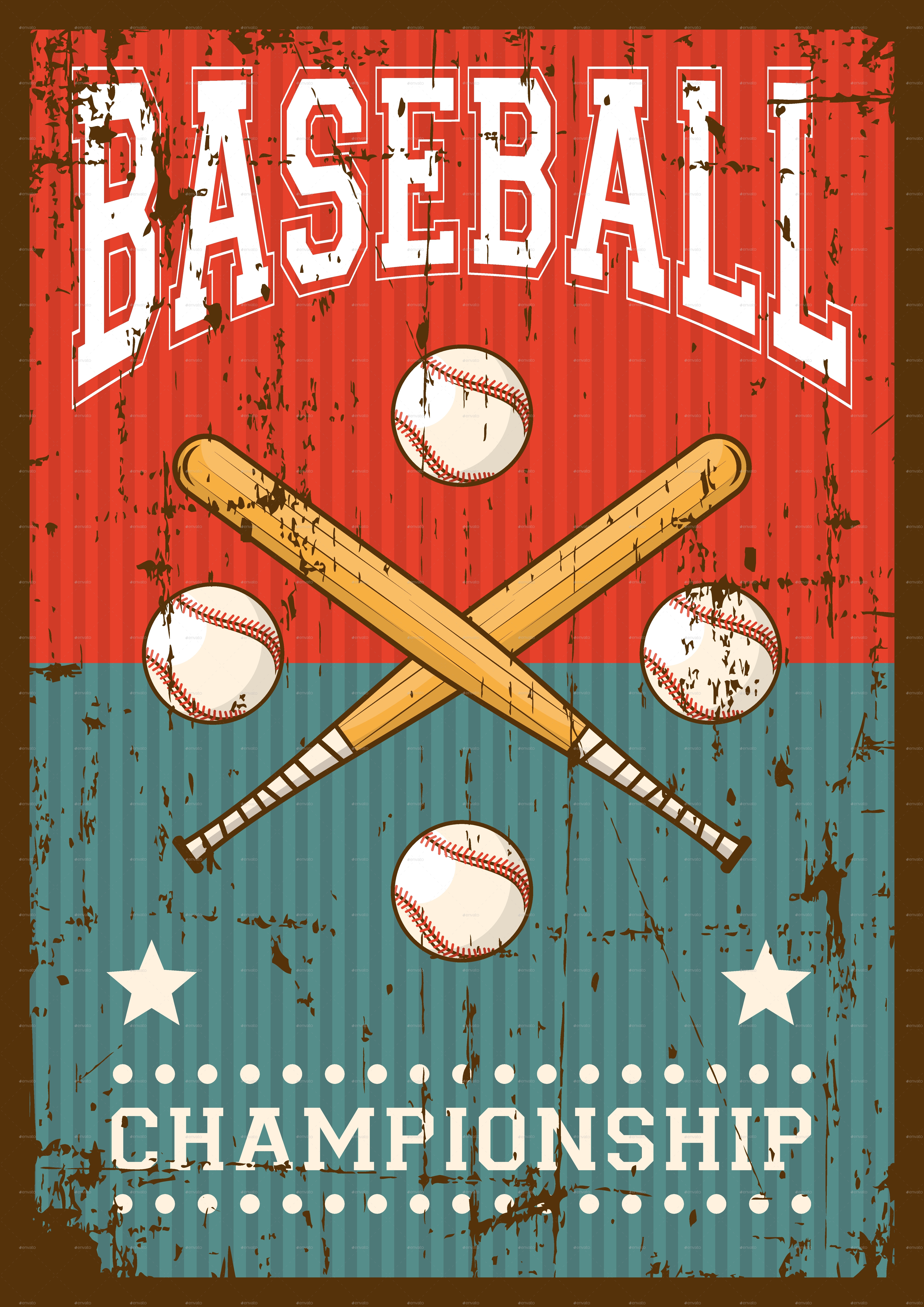 Retro Baseball Set  Baseball posters, Retro, Baseball