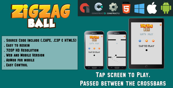ZigZag Ball - CodeCanyon 21779570