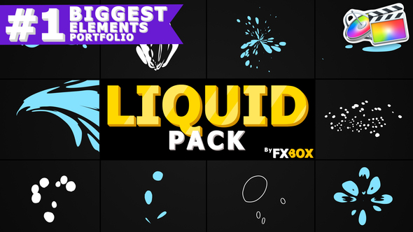 Abstract Liquid Elements | FCPX