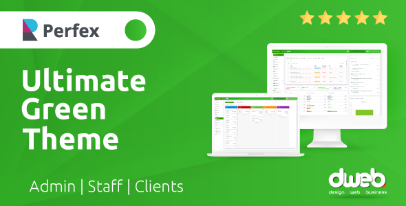 Ultimate Green Theme - Perfex CRM