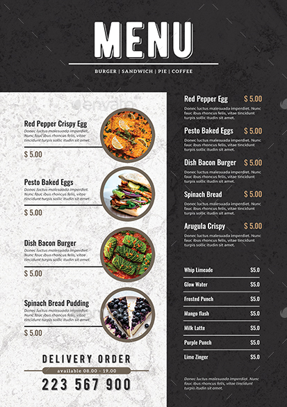 Restaurant Menu, Print Templates | GraphicRiver