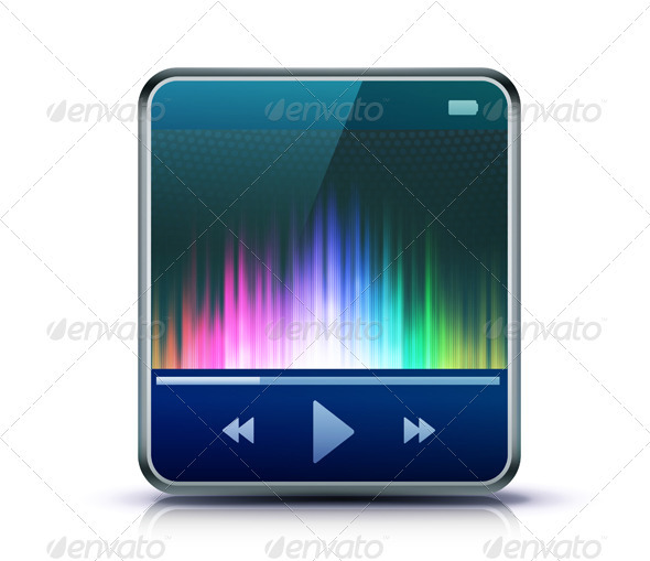 Media player - Conceptual Vectors