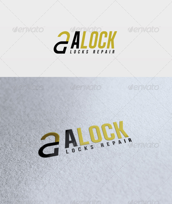 Alock Logo - Letters Logo Templates