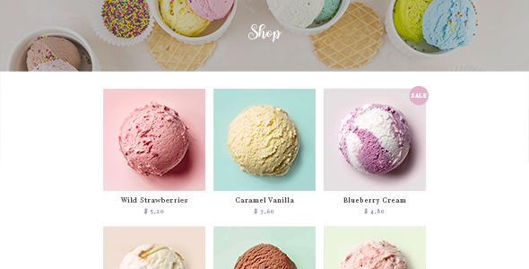 Eis - Ice Cream Shop WordPress Theme by planet-themes | ThemeForest