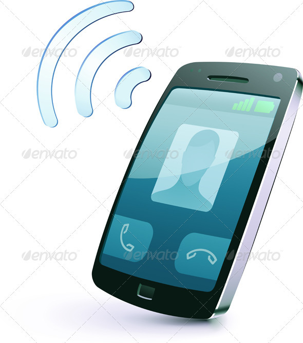 Cellphone icon - Communications Technology