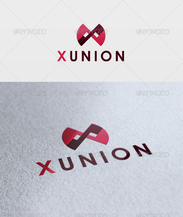 Xunion Logo - Letters Logo Templates