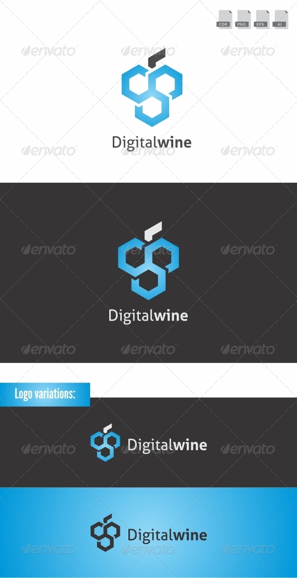 Digitalwine - Symbols Logo Templates