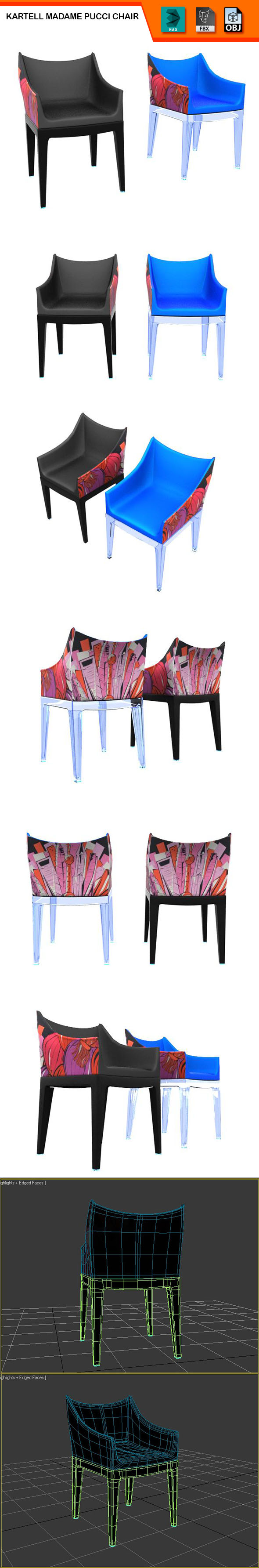 Kartell Madame Pucci - 3Docean 28406683