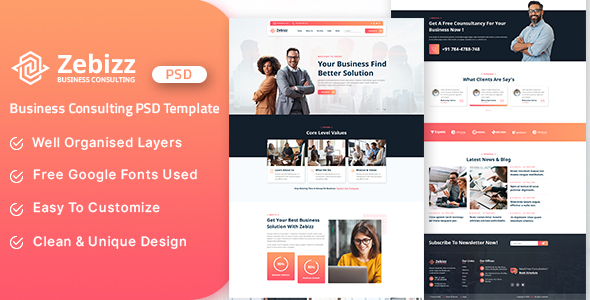 Zebizz - Business - ThemeForest 28407036