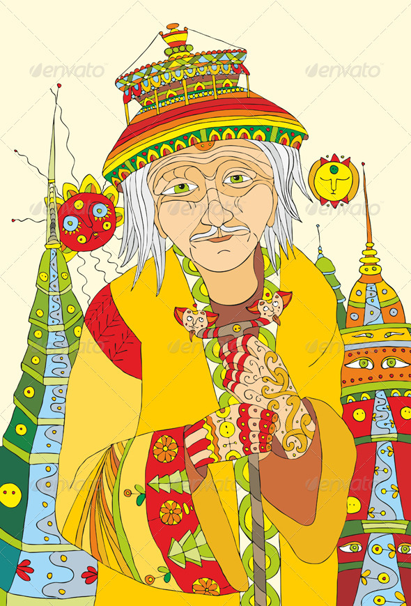 Old Man East - People Characters
