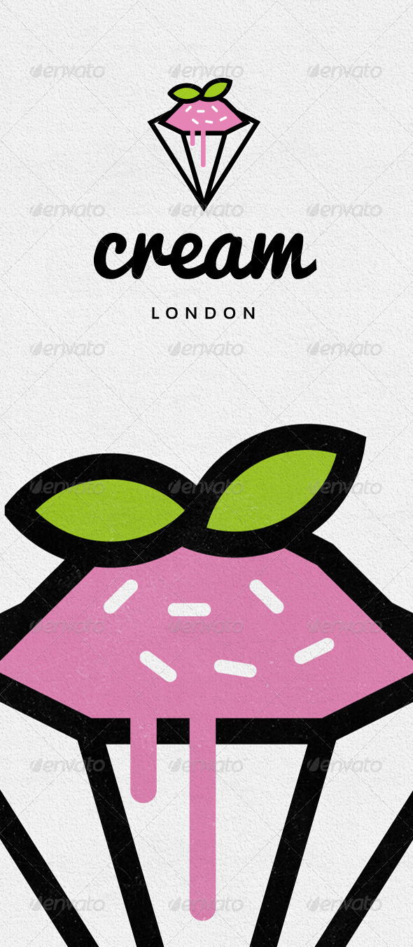 Cream - Food Logo Templates