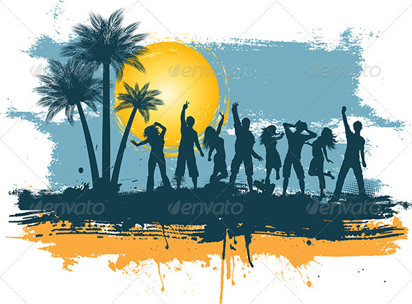 Grunge Summer Party - People Characters