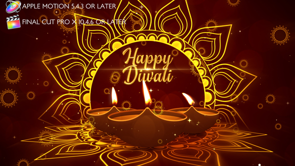 Diwali Festival Opener - Apple Motion