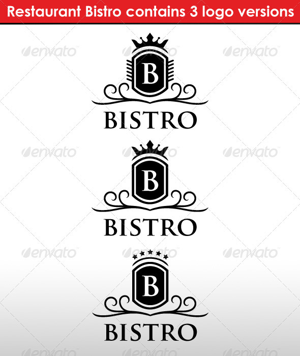 Restaurant Bistro Logo 2 - Restaurant Logo Templates