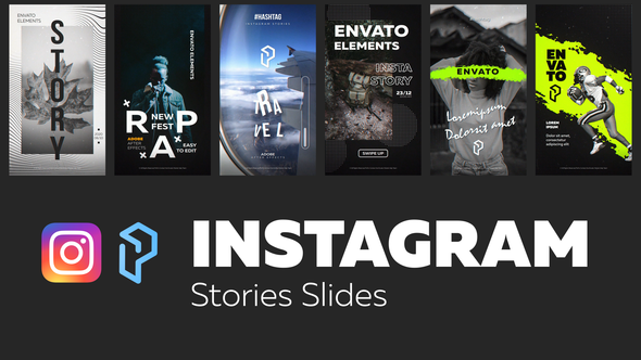 Instagram Stories Slides - VideoHive 28412543