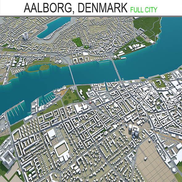Aalborg City Denmark - 3Docean 28417178