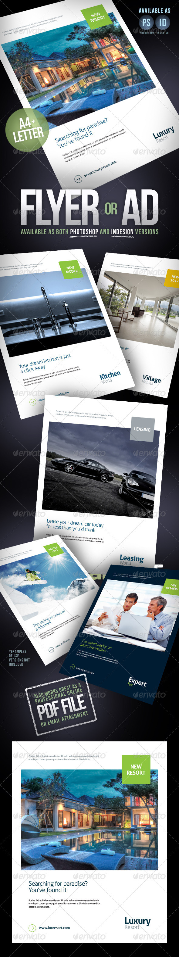 Flyer, Magazine Ad or Product Sheet - Commerce Flyers