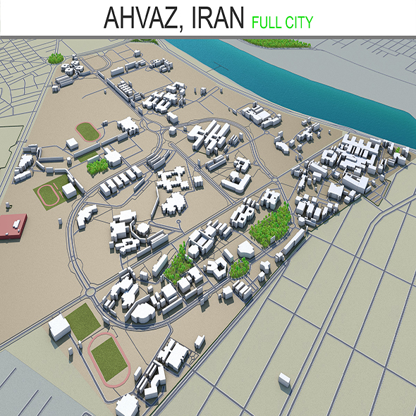 Ahvaz City Iran - 3Docean 28422398