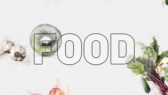 Vegetarian Fresh Food Logo