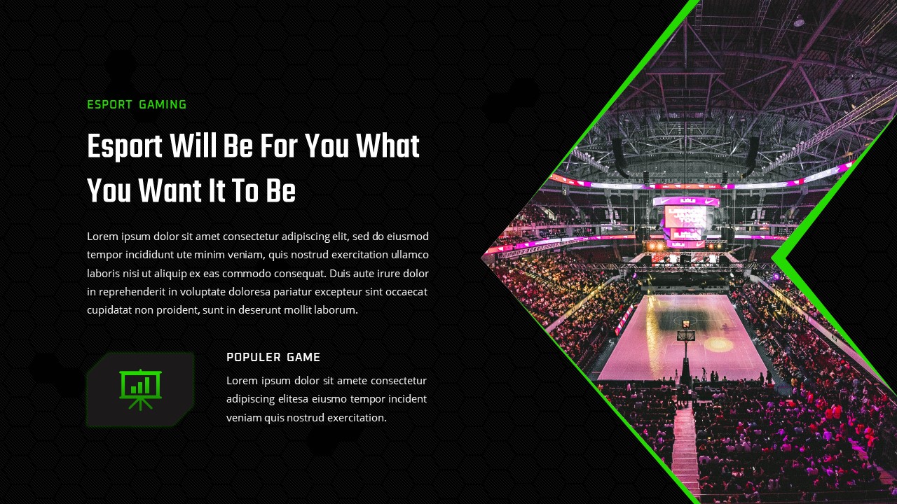 Velicious Esport Gaming Powerpoint Presentation Template