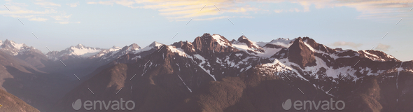 Mountains in Washington - Stock Photo - Images